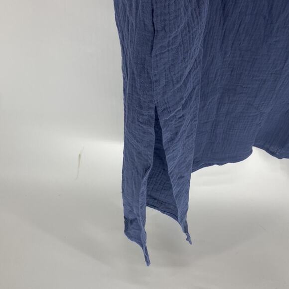 Simple Suzanne Betrro cotton midi dress pockets minimalist lagenlook casual - Picture 5 of 9